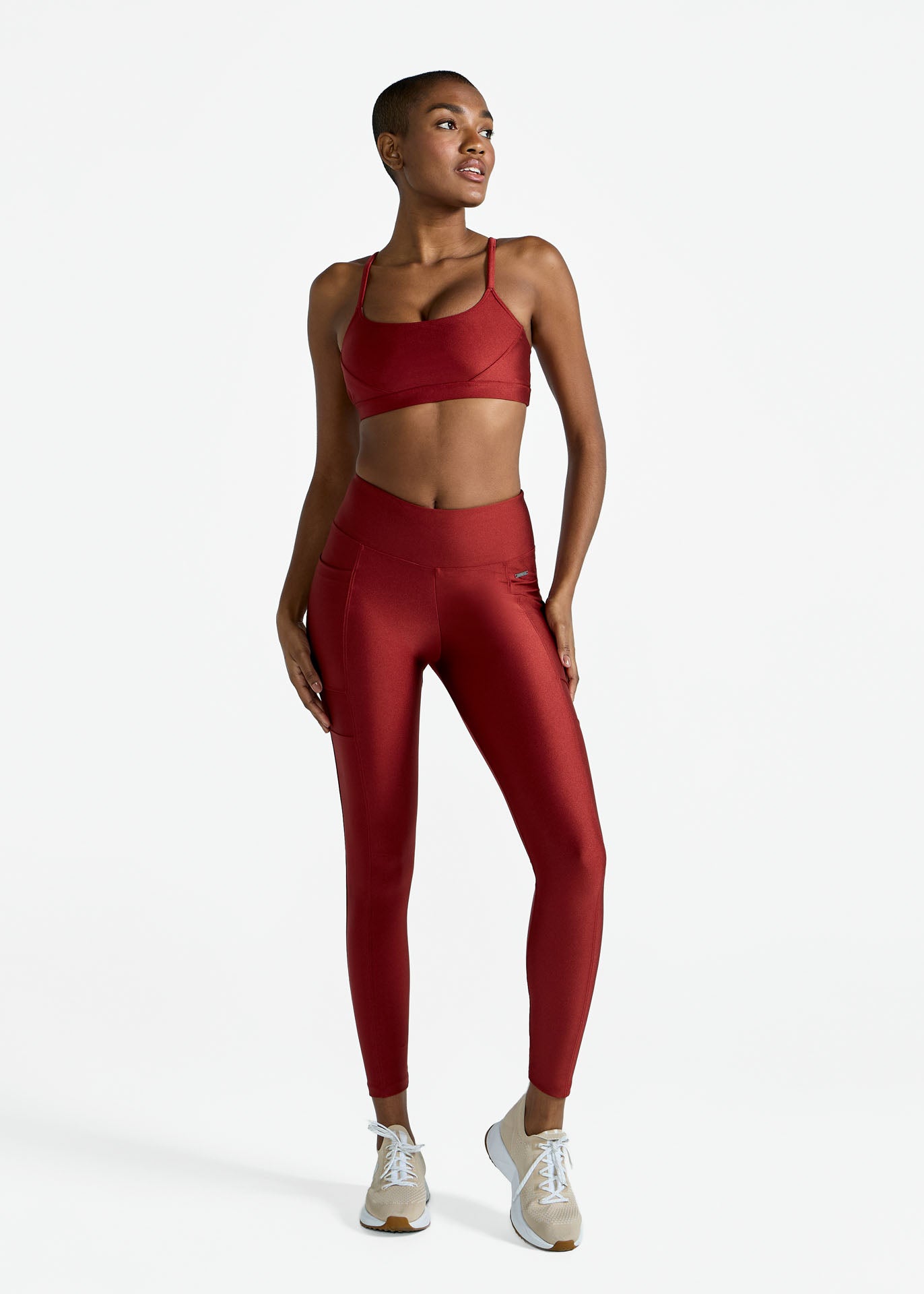 Basic-Glitzer-Top für Damen