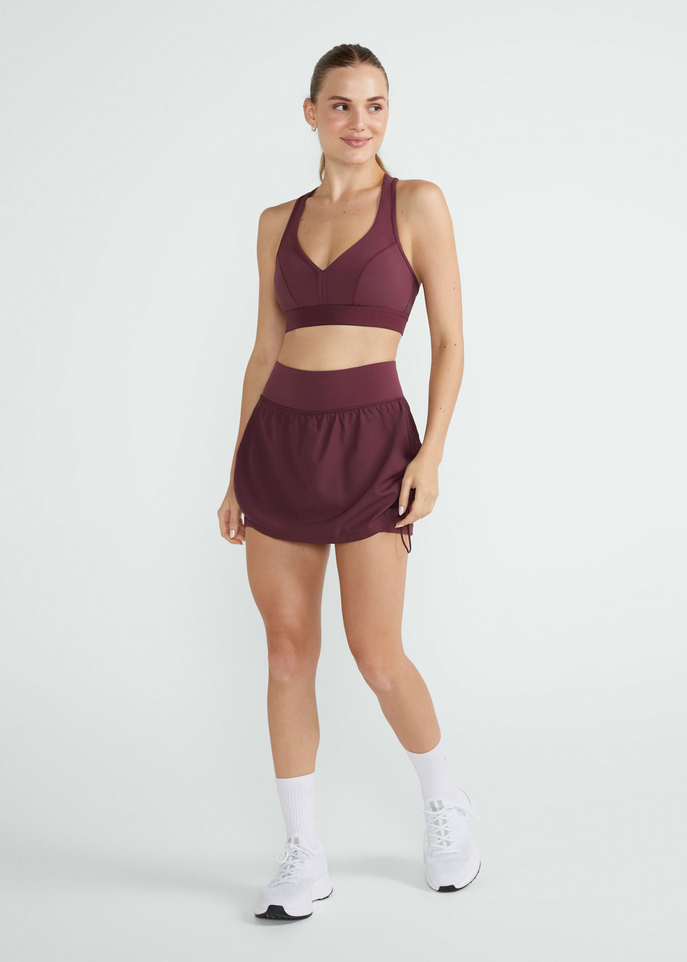 Top Mulher Elástico Logo T&F