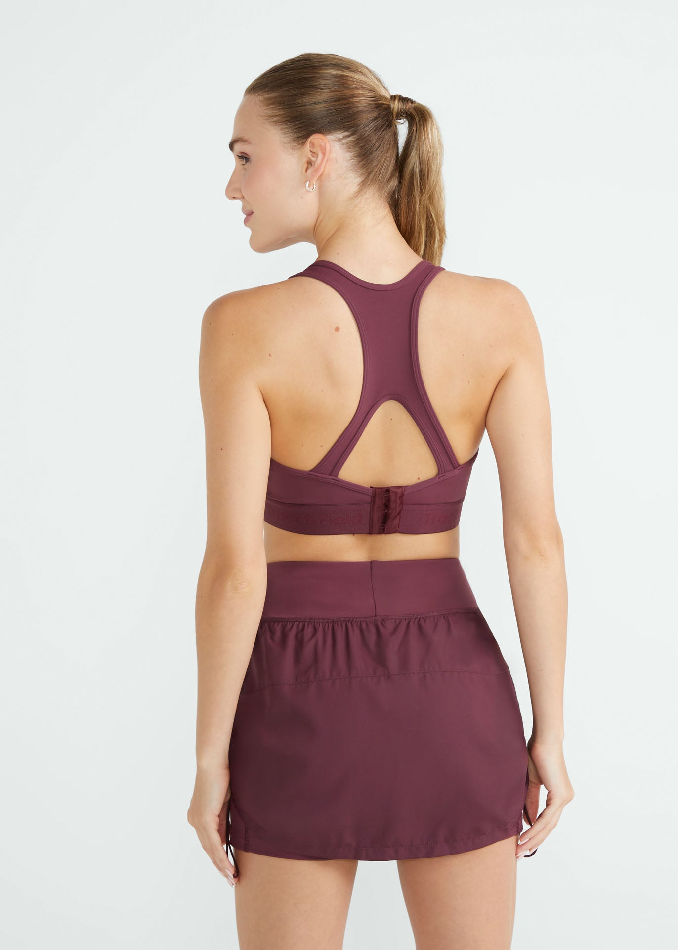 Top Mulher Elástico Logo T&F