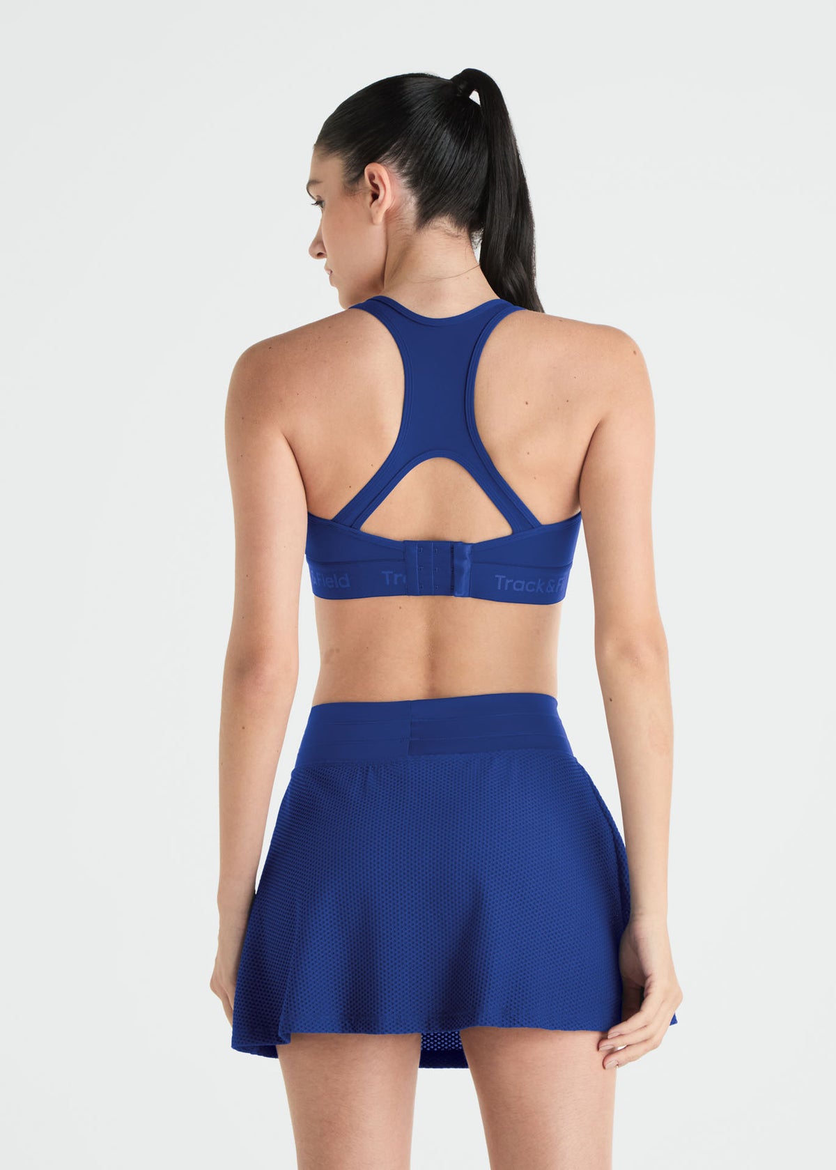Top Mulher Elástico Logo T&F
