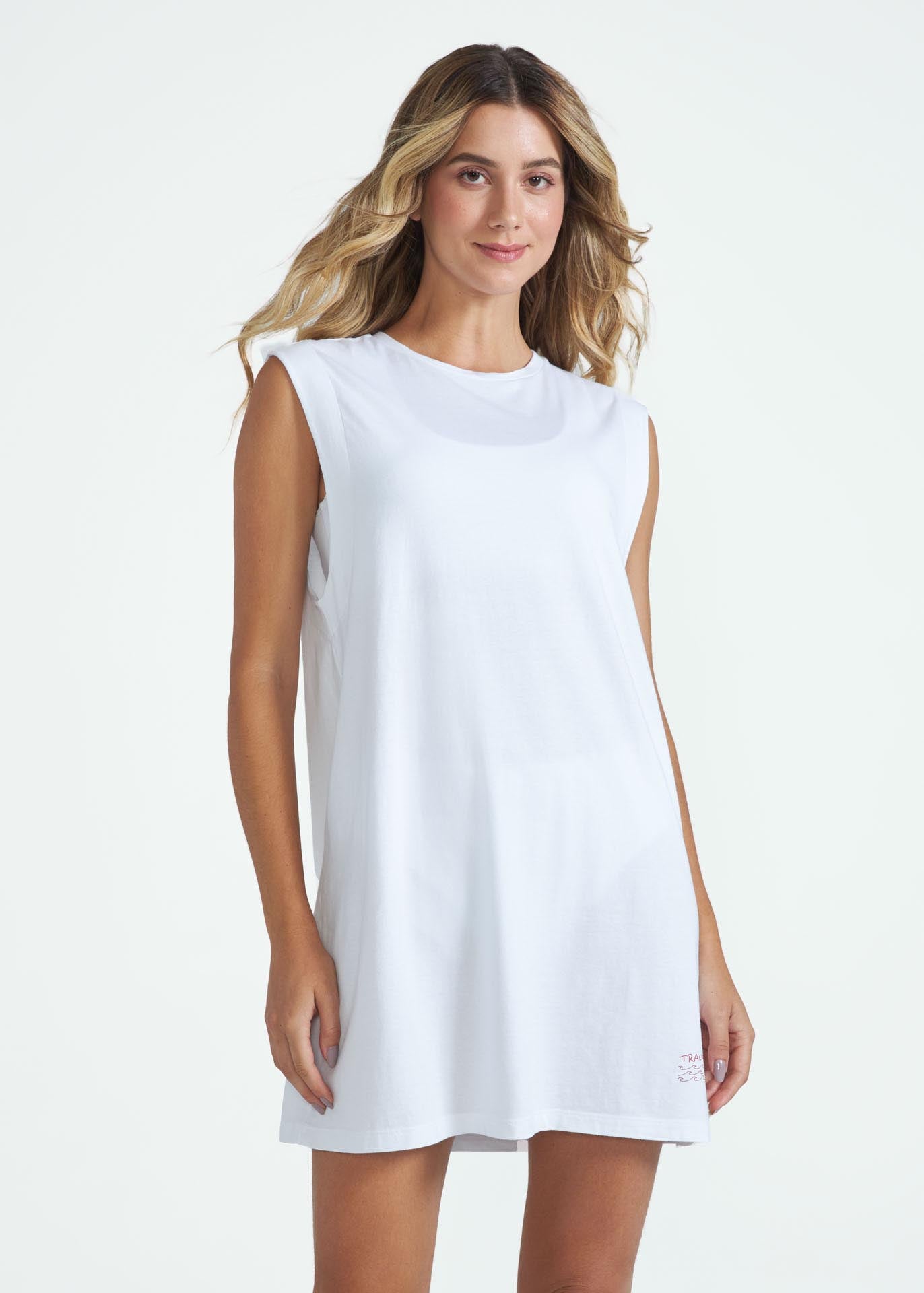 Formas sleeveless T-Shirt dress